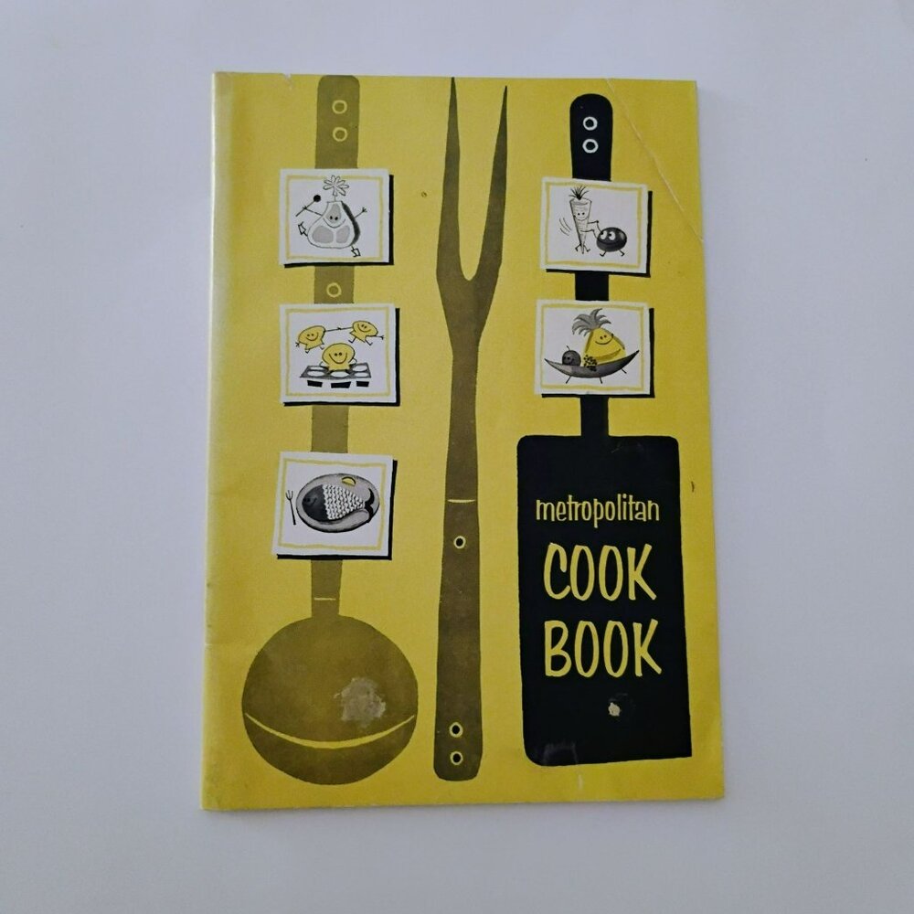Metropolitan Cook Book By Metropolitan Life Insurance Company, Vintage 1960s Rec